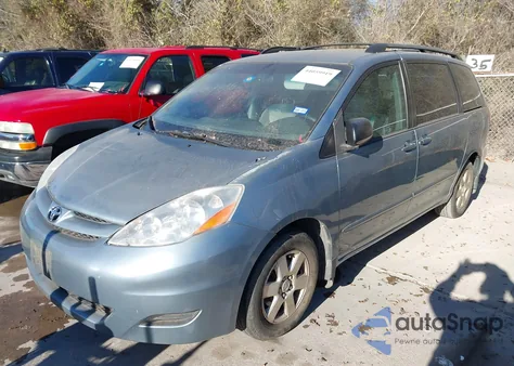 2008 Toyota Sienna Le from USA, damaged, VIN 5TDZK23CX8S216837
